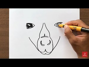 How to Draw a Kangaroo Face