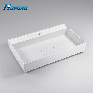 [Hot Item] Hight Quality Popular Simple Style Artificial Stone Washing Basin
