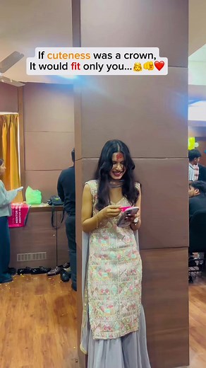 Cuteness is overloaded 👸❤️😀 . . . . . . . . . . . . #realatable #college #reelsvideo❤️ #reels #reelsinstagram