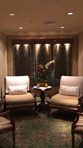 Relax in the waterfall serenity room before your massage. | Jupiter Beach Resort & Spa