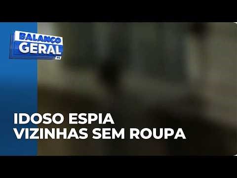 Elderly man took advantage of "gaps" in windows to spy on naked neighbors.