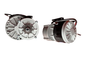 [Hot Item] 24VDC 250W Worm Gear Motor for Scooters 100rpm DC Worm Gear Motor