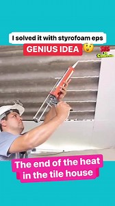 104K views · 339 reactions | I solved it with styrofoam eps  The end of the heat in the tile house | SOSintheconstruction | Facebook