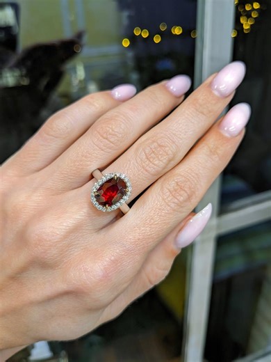 Vintage Piegon Blood Ruby Ring 925:sterling Silver Antique Engagement Ring Colour Stones - Etsy