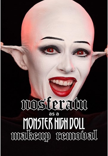 Creative Makeup Tutorial: Count Orlok as a Monster High Doll