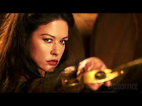 A woman doesn't need Zorro to defend her (Catherine Zeta Jones badass fights) 🌀 4K