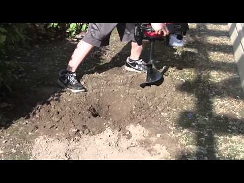 One Man Gas Post Hole Digger Auger 2.3hp PT2