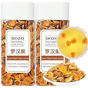 DOZO Luo Han Guo Tea 200g/7.04oz Premium Dried Monk Fruit Dried Grosvenorii Core Herbal Tea Sugar Substitute 罗汉果 羅漢果