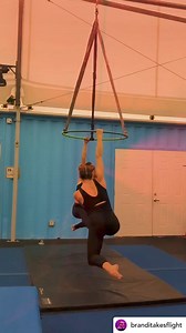 1.6K views · 53 reactions | Fun tippy hoop duet from @branditakesflight and @skyfox.fly!  #aerialhooptricks | Aerial Hoop Tricks | Facebook