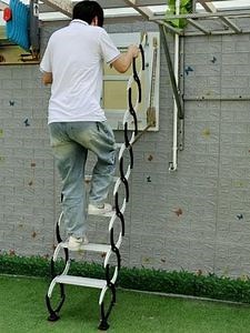 [Hot Item] Step Ladder Ceiling Mounted Telescopic Folding Loft Stairs Indoor Attic Ladders