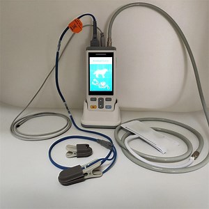 [Hot Item] NIBP/Temp/SpO2 Veterinary Handheld Portable Pulse Oximeter (PC100V) Vital Signs Monitor
