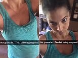 Melissa Rycroft posts funny Snapchat shortly before birth