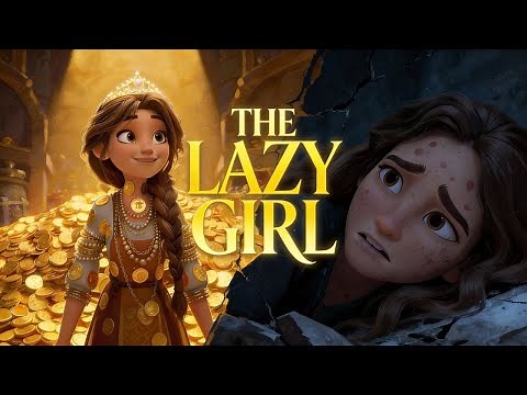 The Lazy Girl 💛 Fairy Tales for Kids