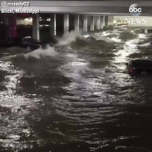 Parking garage flooded at Hard Rock Hotel and Casino in Biloxi, Mississippi, during Hurricane #Nate. http://abcn.ws/2fTDtTQ | ABC News