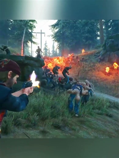 Days Gone Ps5 EPIC Mountain Horde Battle #gaming #daysgone #shorts