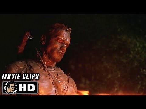 PREDATOR "Battle Prep" Clip + Trailer (1987) Schwarzenegger