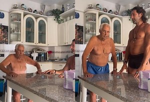 Walter Nudo, l’allenamento con il padre di 98 anni: il video è virale - Radio 105