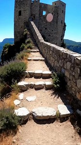 In France, this Alpes-de-Haute-Provence gem is a fortified medieval village accessed by a drawbridge, where a zig-zagging stone path climbs a steep cliff to a citadel overlooking the Var River. #travel #france | France Hidden Gems