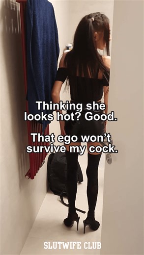 Slutwife Club - BTS Dick Worship: Skinny Spinner Candie Cross Outfit Try-On to Face Wrecking & Private Fuck