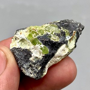 Natural Peridot Crystal With Magnetite 31 Gram Healing Stone Specimen From Pakistan - Unique Well Terminated Gemstone - Etsy
