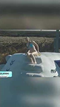 Lean Polanski does the water obstacle course #skybri #skybriclips #lenapolanski #bikini #ootd