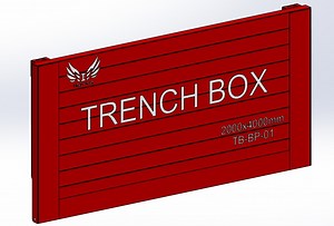 [Hot Item] High Quality Lightweight Safe Box Shoring System Trench Box for Excavation Construction Projects with Cheap Price