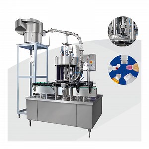 [Hot Item] Full Automatic Linear Trigger Pump Plastic Pet Round Spray Bottle Caps Screwing Capping Machines