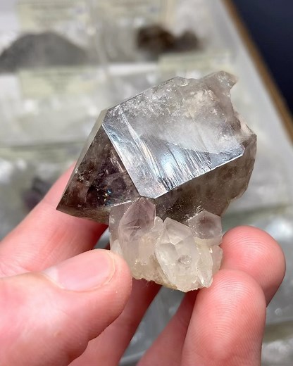 Smoky Quartz from the reel mine, iron station, Lincoln county, North Carolina, USA 🇺🇸 ex John Lindell collection - available for $50 shipping | Great Northern Minerals