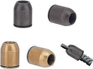 Amazon.com: NBEADS Brass Paracord Charms, 4 Pcs Bullet Beads EDC Pendant for DIY Craft, Gunmetal & Undyed : Arts, Crafts & Sewing