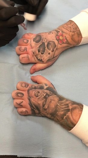 Tommy Richman Knuckle Tattoo Progress Update