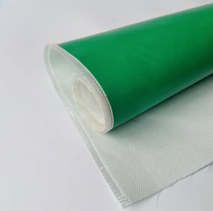 [Hot Item] Manufacturers High-Quality Fire-Retardant Double-Sided Silicone Rubber Coated Fiberglass Cloth/Fabric