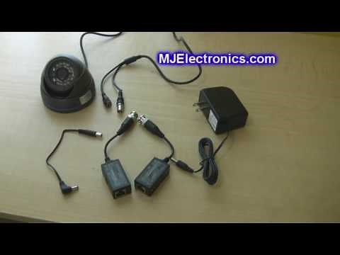 BNC connector Convert to LAN connector.