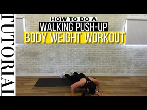 How to do a WALKING PUSHUP | EXERCISE TUTORIAL