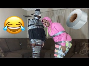 THE DUCT TAPE MUMMY CHALLENGE GONE WRONG