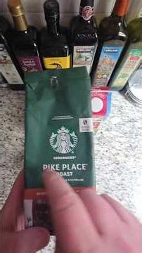 Starbucks Pike Place Roast Whole Bean Coffee ASMR VI Part 3 #asmr #starbucks #coffee