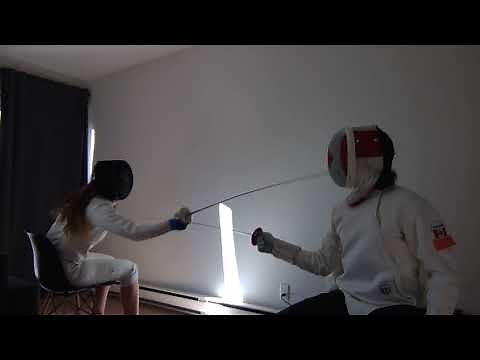 Seated Parry Riposte Game | Fencing Tutorial [Home Edition] Foil, Epee, Saber