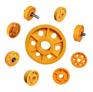 [Hot Item] Plastic Pulley Elevator Parts Cabin Counterweight Pulley Roller Nylon Sheave Wheel