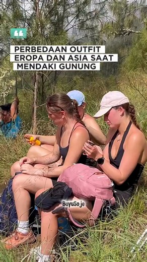 Tidak ada yang salah, beda negara beda budaya beda agama juga...👍😅Yang penting sama-sama menikmati indahnya Rinjani❤️🎥: ig/rinjanibyyou