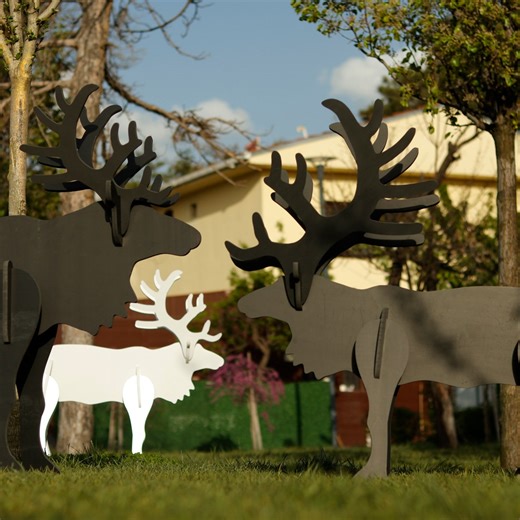 Moose Yard Display | Giant All-weather PVC Garden Decor | Large Lawn Display | Outdoor Moose Decor | Durable Yard Sign - Etsy