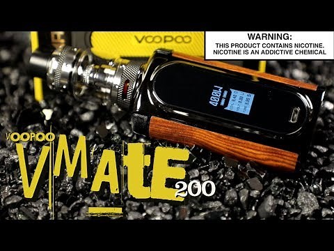 VMATE 200 Watt Kit by Voopoo With Uforce Tank ~Vape Kit Review~