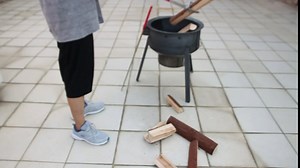 30In Fireplace Tongs Log Grabber, Fire Tongs for Fire Pit, Campfire Firewood Tongs Outside