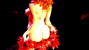 Burlesque strip beauty