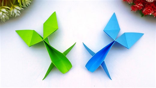 9.3K views · 29 reactions | How to make a paper fish step by step - DIY school project iseas #Crafts #fblifestyle #Crafts #OrigamiIdeas | DIY And Paper Crafts | Facebook