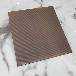 [Hot Item] PVD Antique Bronze Finish with Afp Stainless Steel Sheet for Restaurant/Shopping Mall/Hotel Decoration