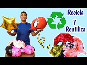 COMO DESINFLAR UN GLOBO FOIL (Metálico) | How to DEFLATE A FOIL (Mylar) balloon | Balloons TIPS