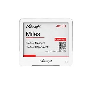 [Hot Item] Milesight Ds3604 IoT E-Ink Display 4.2inch for Management Platform Integration