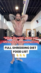 List of foods to use for your summer shredding diet 👇 📌 SAVE this post so you can apply this! 🔑 Consistency in your nutrition is going to play the biggest role in your fat loss. Here’s a list of the best foods to choose from each macro category: Protein: 👉 Chicken Breast / Extra Lean Ground Chicken 👉 Turkey Breast / Extra Lean Ground Turkey 👉 Lean Cuts of Read Meat / Extra Lean Ground Beef 👉 Egg Whites (can add 1-3 whole eggs but make sure to account for fats) 👉 Any Seafood 👉 Whey Prote