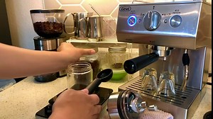 Gevi 15 Bar Pump Espresso Coffee Machine with Manual Milk Frother, Espresso and Cappuccino Machine for Home, 50 oz removable water tank, Silver / Stainless