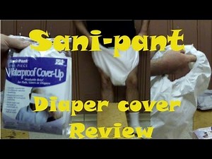 Salk Sani-Pant Moisture Proof adult diaper cover review.