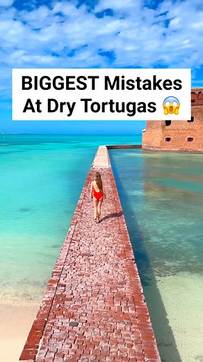 BIG mistakes to avoid at Dry Tortugas! #drytortugas #drytortugasnationalpark #floridakeysvacation #floridakeys #traveltheworld #traveldiaries #FloridaTravel #floridabeaches #traveltips #beachvacation #nationalparks | Florida Trippers